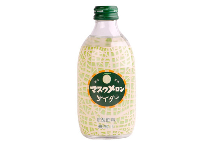 日本友树水果味碳酸汽水友哈密瓜饮料