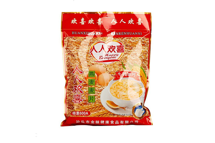 600A人人欢喜燕麦片牛奶加钙